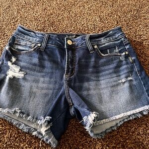 Silver Brand Suki Raw hem  denim shorts - women’s size 31- Like New!
